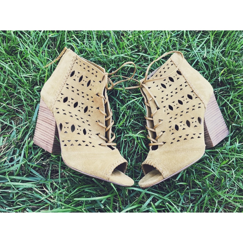 Leather booties ✨